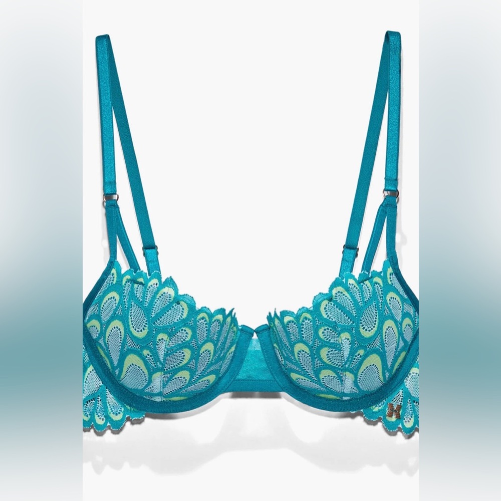 Savage X Fenty Savage Not Sorry Lightly Lined Lace Balconette Bra